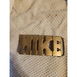 Mens buckle solid brass  name  Mike